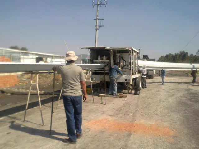 2. Arcotecho- Tramo recto para ser corrugado.