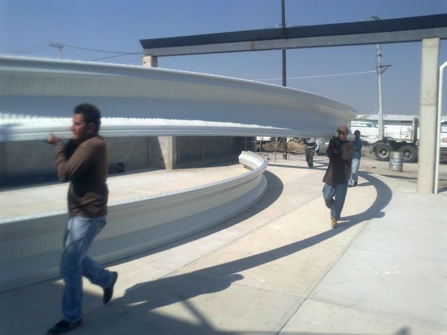 4. Arcotecho- Con este sistema, se utiliza muy poca mano de obra.