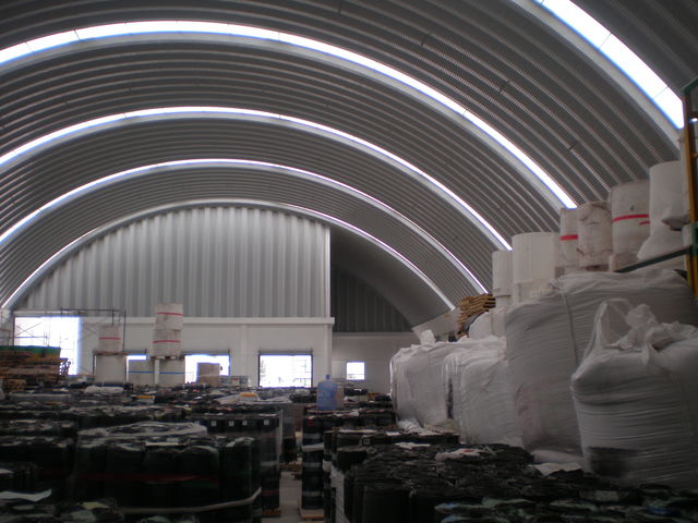 15. Arcotecho- El arco autosoportante permite bodegas con gran capacidad de almacenaje.