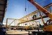 54.- Las estructuras metálicas resultan ligeras.